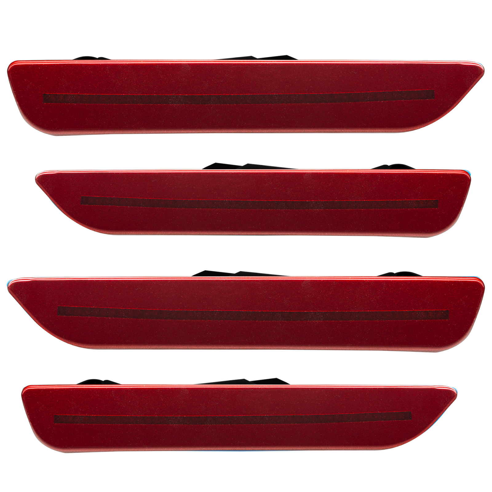 Picture of Oracle Lighting 9700-RR-G Concept Sidemarker Set, Ghosted, Ruby Red Metallic (rr)
