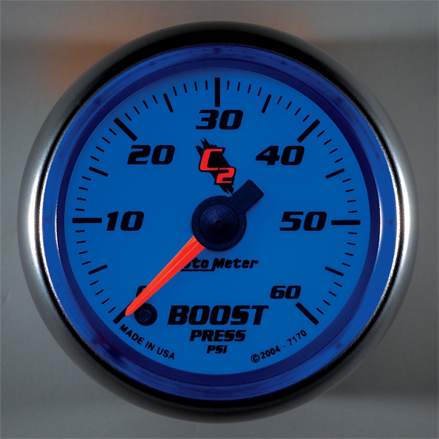 Show details for AutoMeter 7170 Gauge, Boost, 2 1/16" , 60psi, Digital Stepper Motor, C2