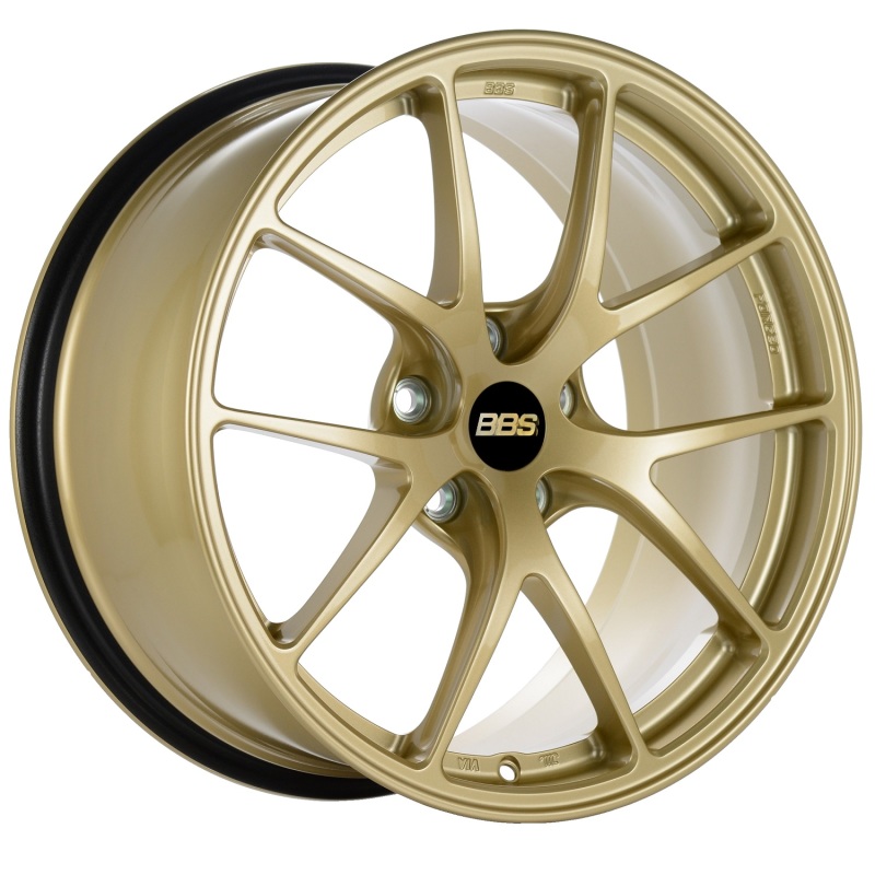 BBS RIA048GL RiA 18x11 5x120 Et37 Gold Wheel 82mm Pfs/clip Required