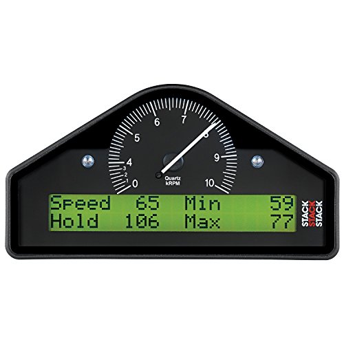 Show details for Auto Meter ST8100-F-UK Race Display, Pre-Configured, Black, 0-4-10k Rpm (psi, Deg. C, Mph)