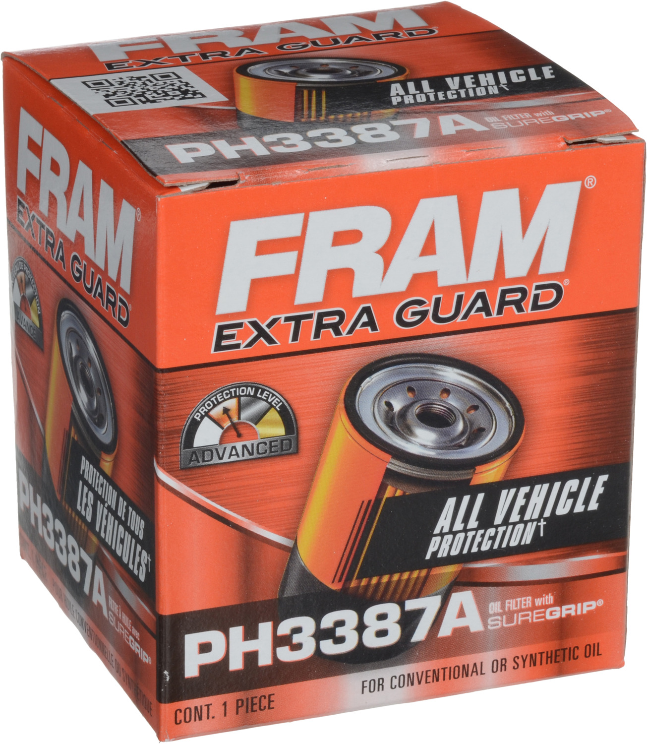Fram Ph3387a Extra Guard Passenger Car SpinOn Oil Filter Autoplicity
