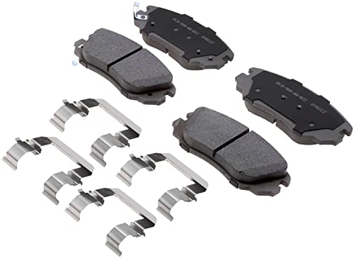 Low Dust Brake Pads ACDelco Silver 14D1421CHF2 Ceramic Front Disc Brake Pad Set With Hardware Clips H 885379