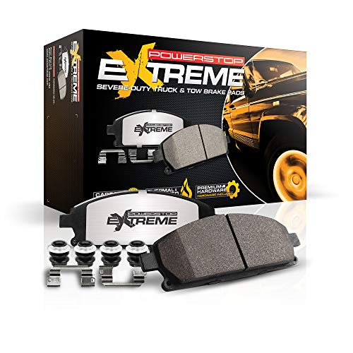 Power Stop Z362383 Rear CarbonFiber Ceramic Brake Pads Z36 Truck and