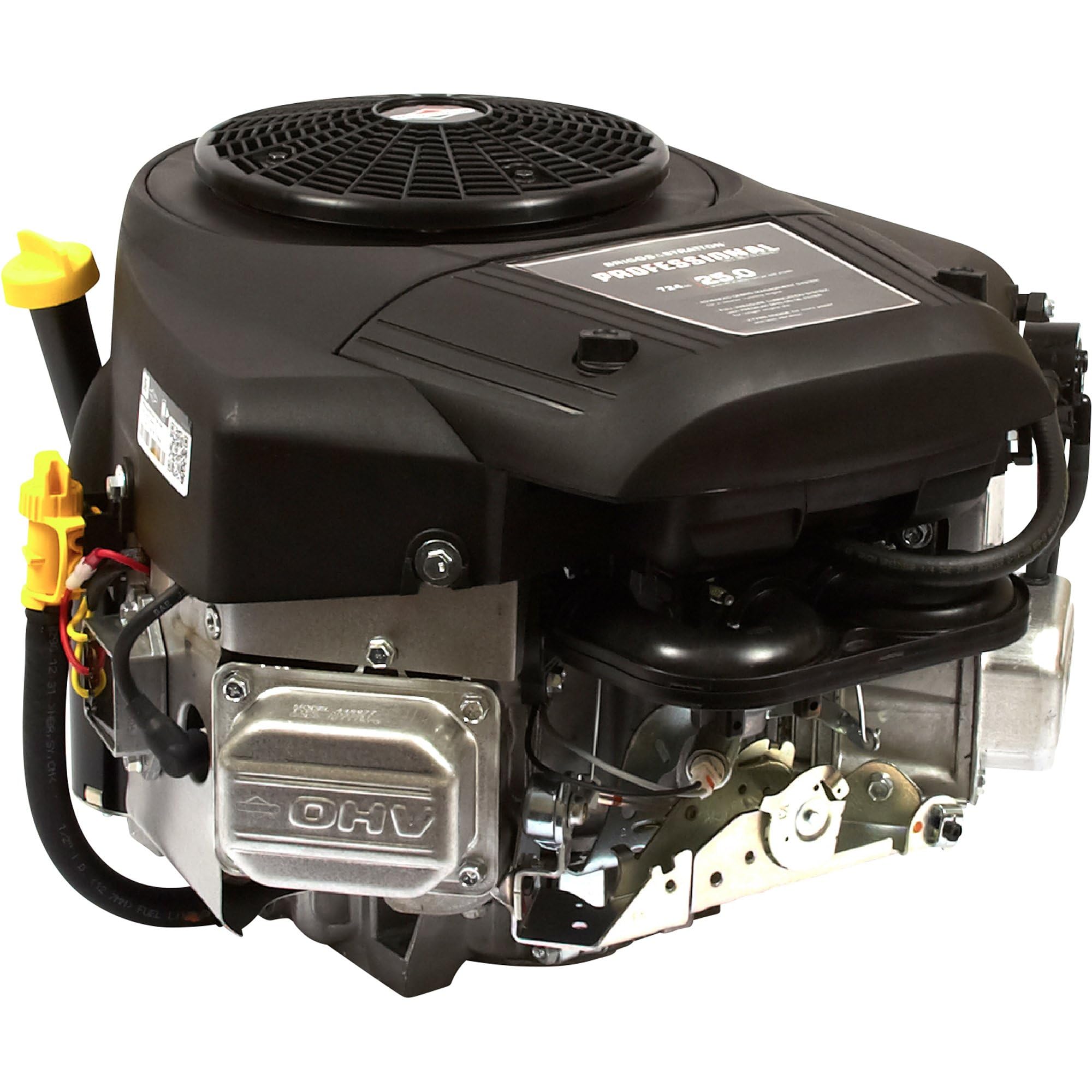 Briggs & Stratton 44S977-0033-G1 25 GHP Vertical Shaft Engine, Black ...