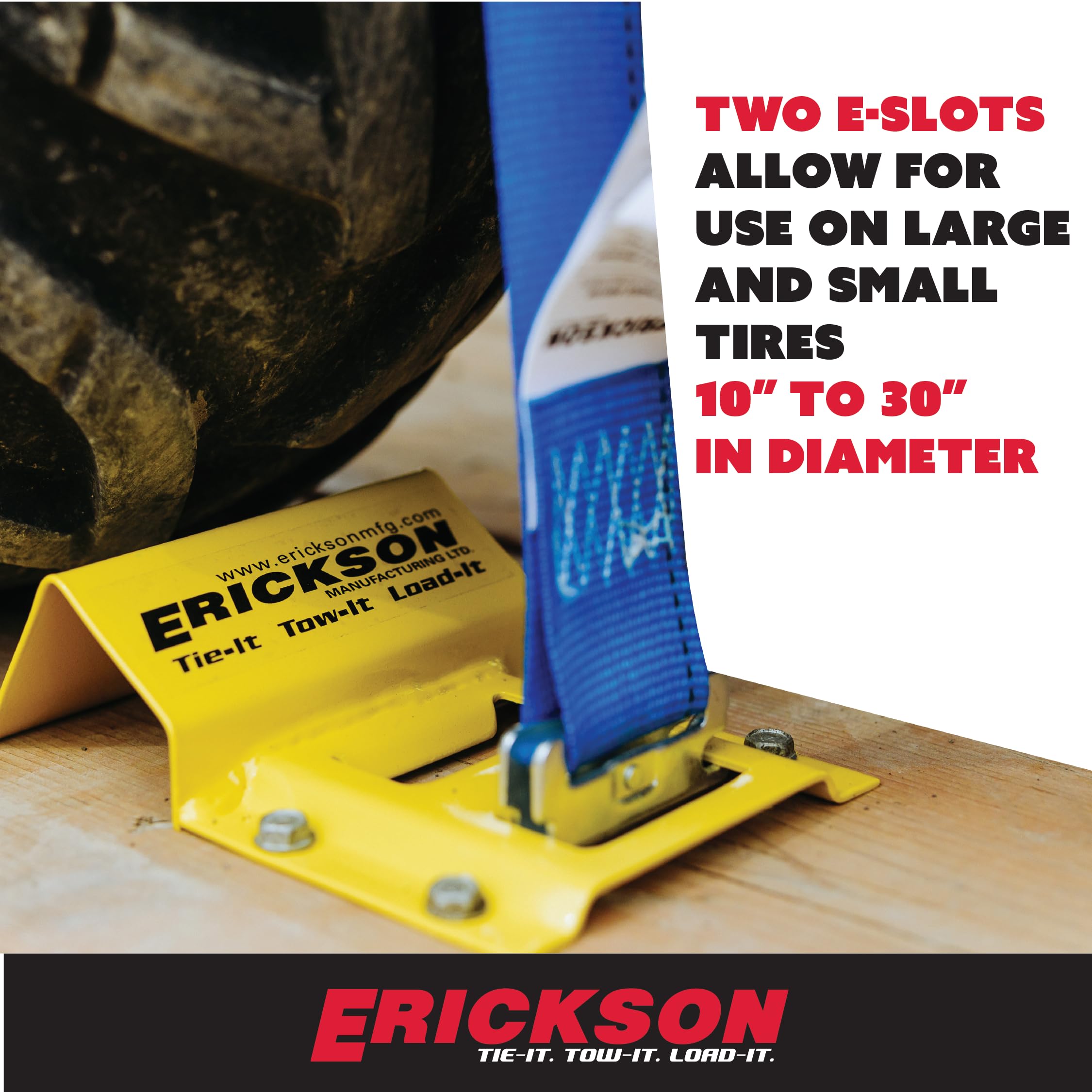 Erickson Mfg 09160 Wheel Chock Tie-Down Kit | Autoplicity