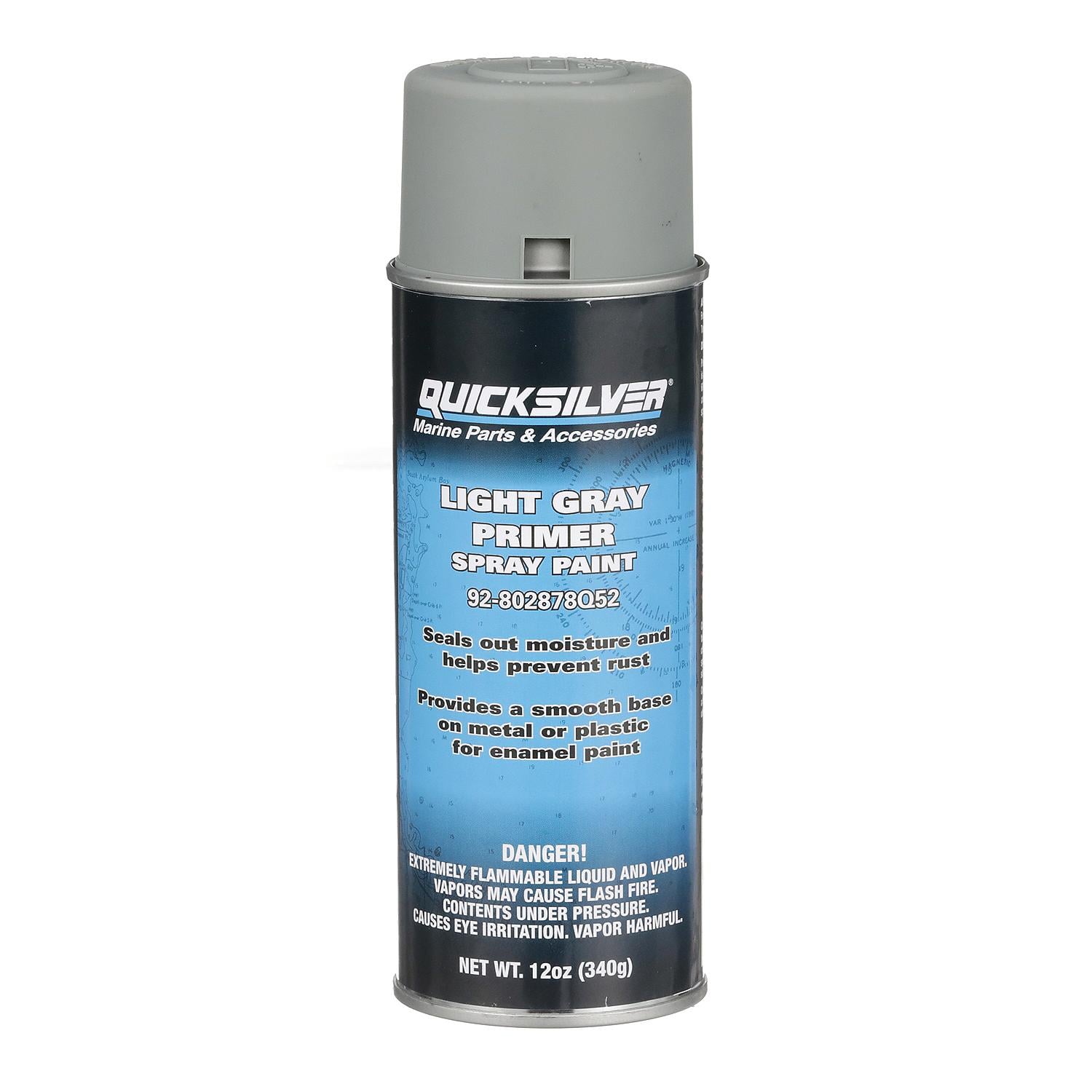 Quicksilver Color Quicksilver 802878Q52 Quicksilver 802878Q52 Primer Paint, Light Gray ...