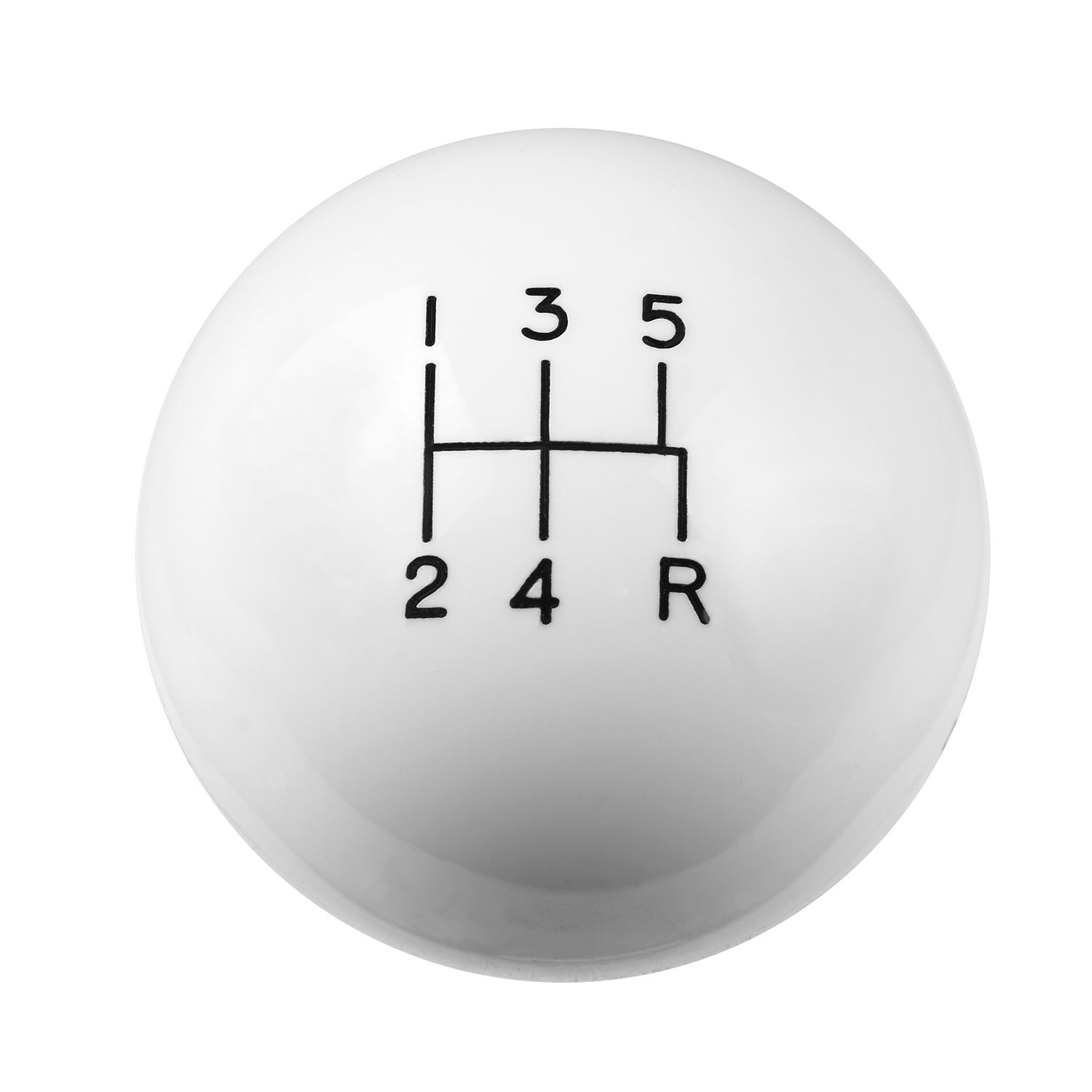 Hurst 1630014 Hurst Shift Knob - 5-Speed Pattern - White | Autoplicity