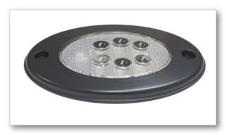 Picture of Grote 61851 4" Oval Push-Button Led Dome Lamp