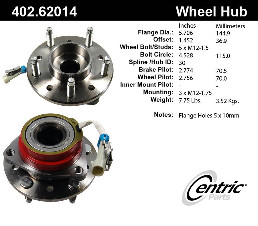 centric 402.62014 Axle Bearings & Seals Autoplicity