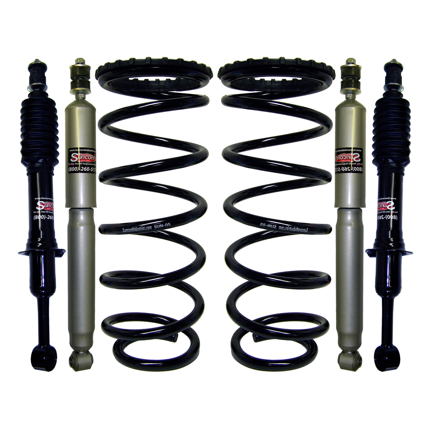 Suncore 63T30ASSY Rear Suspension Air Bag to Coil Spring Conversion