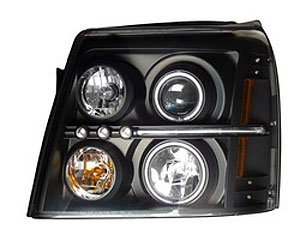 Picture of ANZO USA 111142 Projector Headlight Set W/halo