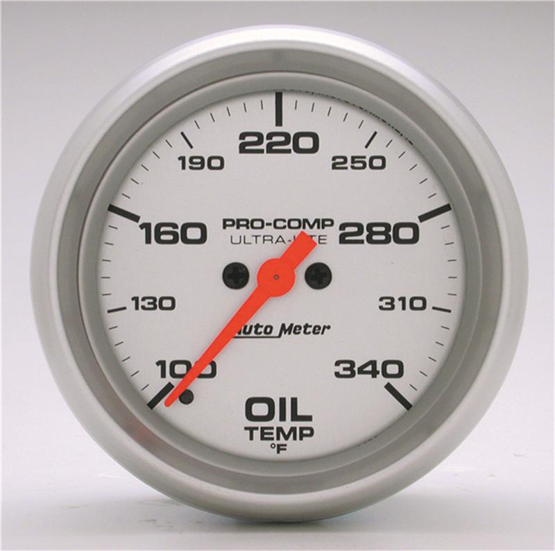 Auto Meter 4456 UltraLite Electric Oil Temperature Gauge Autoplicity