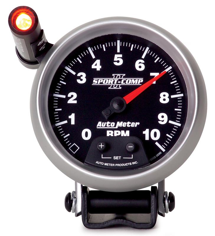 Auto Meter 3690 Sport-comp Ii Tachometer 3 3 4 In 0