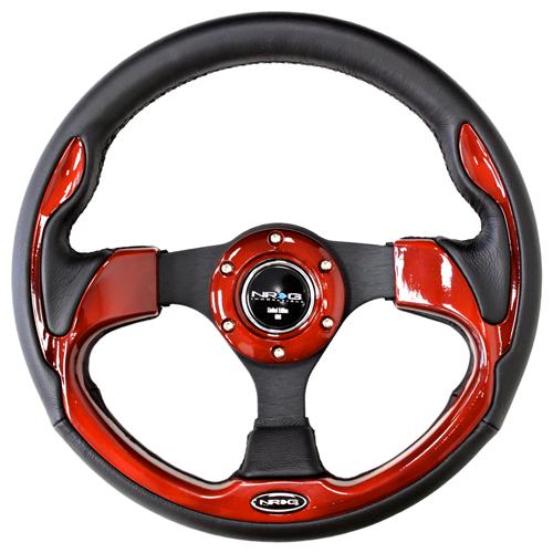 NRG Innovations ST001RD NRG Steering Wheel Pilota Style Autoplicity