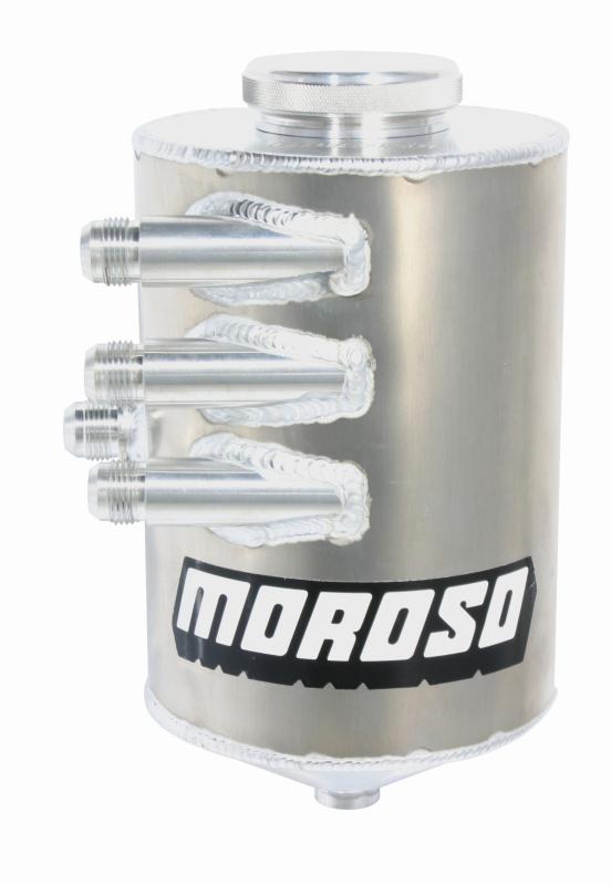 Moroso 22605 -10AN To -10AN Dry Sump Oil Pump Fitting With Screen (Blue Anodized Aluminum) - View #8