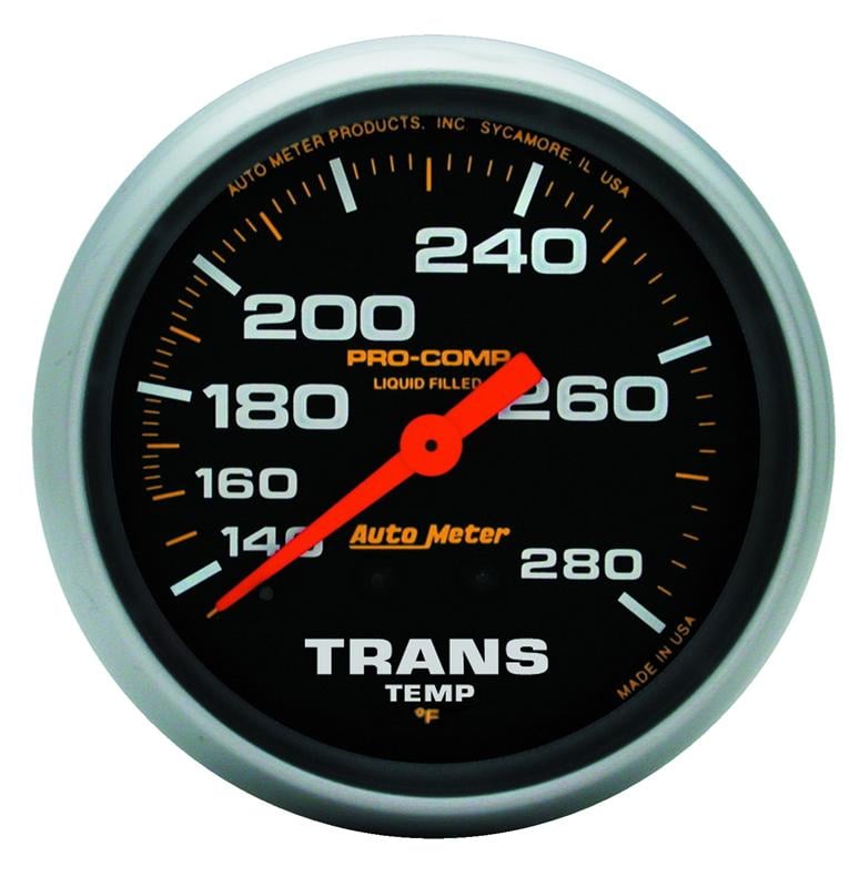 Auto Meter 5451 25/8" Transmission Temperature, 140280 °f, Liquid Filled, Autoplicity