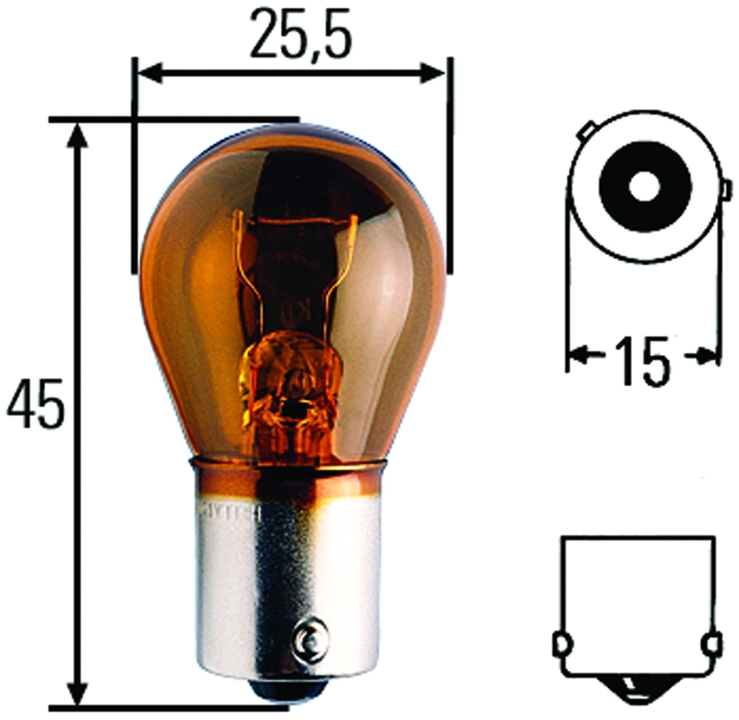 Show details for Hella H83060001 S8 Incandescent Bulb