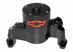 Picture of Proform Parts 141-651 Electric Engine Water Pump; Aluminum; Black With Bowtie Logo; Fits Sb Chevy