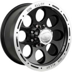 Picture of ION Alloy Wheels 174-5883B ION 174 GLOSS BLACK MACHINED 15X8 6-139.7 -27MM 106MM
