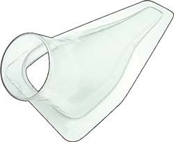 Picture of Butlerbuilt 7023 Brake Duct-Small ClearTeardrop 1-Hole