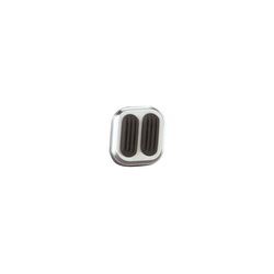 Picture of Lokar BAG-6006 Billet Aluminum Dimmer Switch Cover; Brushed Aluminum; Brushed
aluminum; W/rubber Insert;