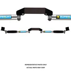 Picture of Superlift Suspension 92700 Dual Steering Stabilizer Kit - Sl Ss Bilstein (gas) - 03-08 Ram 2500/3500 4wd