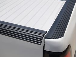 Picture of Pacer Performance 21-105 Universal 3 3/4" Wide Heavy Duty Flexible Vinyl Bed Rail Guard ; Protects Against Scuffs, Scratches And Minor Abrasions And Hides Existing Damage; Installs Easily Using 3m Self Stick Tape, No Drilling Required; Precut To 6' Length, Perfect For All Pickup