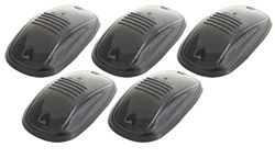 Picture of Pacer Performance 20-246S Styled After The Popular 2003-2011 Dodge Ram Heavy Duty Pickup Updated With Smoked Lenses And Amber Bulbs; Unique Light Housing Base Design Adapts And Seals To Flat Or Curved Roof Surfaces; Sold In A 5 Light Kit And Include All Necessary Mounting Hardware