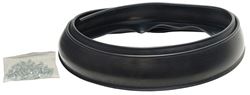 Picture of Pacer Performance 52-170 Universal No Lip Heavy Duty Flexy Flare 2 1/4" Rubber Fender Extenders ; Cost Effective Way To Protect Paint And Body Panels From Dirt, Rocks And Road Debris; Include A Built-In Curvature To Maintain Their Form And Shape Without Distorting ; Sold In Pairs