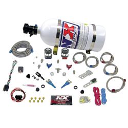 Picture of Nitrous Express 20716-10 Nissan / Infinity Dual Nozzle (35-150hp) W/ 10lb Bottle