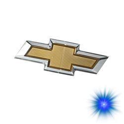 Picture of Oracle Lighting 3001-002 Blue Illuminated Led Rear Bowtie Emblem