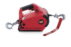 Picture of Warn 885005 Portable Cordless 24 Volt Dc 1000 Lb Cap 15 Ft Wire Rope With 2 Batteries
