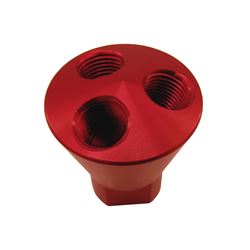 Nitrous Express 15014 Blue 3 Port Showerhead Distributor Block