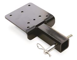 Picture of Warn 68531 For Utility Winches Receiver Hitch Mount Powder Coated Black Hitch Pin Included
