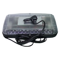 Picture of Race Sport RS-LED-238H 24 Led High-Powered Magnetic Beacon - Clear Lens And Amber Led'S