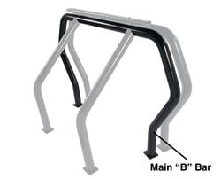 Picture of Go Rhino 91002B Go Rhino! Bed Bars - "b" Main Bar