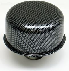 Picture of Proform Parts 66013 Engine Valve Cover Breather; 3 In Dia; No Logo; Push-In Style 1.22 Hole; Carbon