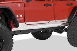 Picture of Warrior Products 908 87-96 YJ SIDEPLATES ALUM DIAMOND PLATE