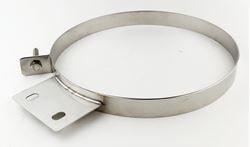 Picture of Pypes Performance Exhaust HSC008 Stack Clamp Stainless 8"