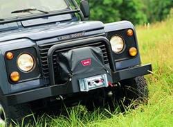 Picture of Warn 15639 16.5ti M15000 & M12000 Winches Mount Trans4mer Classic Bump Flatbed Mount Vinyl
