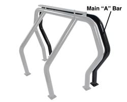 Picture of Go Rhino 91001B Go Rhino! Bed Bars - "a" Additional Bar
