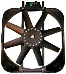 Picture of Proform Parts 67015 Electric Radiator Fan; High Perf. Mustang Model With Thermostat; 15 In; 2800cfm
