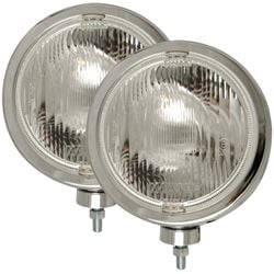 Picture of ANZO USA 821004 H3 8" Round Slimline Off Road Light Chrome