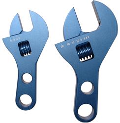 Picture of Proform Parts 67722 Adjustable An Wrench Set; One Fits -3an To -8an; One Fits -10an To -20an; Blue