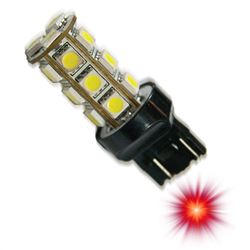 Picture of Oracle Lighting 5011-003 7443 18 Led 3-Chip Smd Bulb, Red, Single