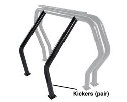 Picture of Go Rhino 9560B Go Rhino! Bed Bars - Pair Of Kickers (between Wheel Wells)