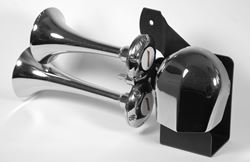 Picture of Kleinn Horns HOGKIT-1 Bolt On, Direct Drive, Air Horn Kit For Harley Davidson Motorcycles (1978-Up)