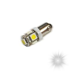 Picture of Oracle Lighting 4904-001 Ba9s 5 Led 3 Chip Bayonet Bulbs, White, Pair