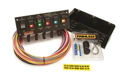 Picture of Painless Wiring 50305 6-Switch Rocker Circuit Breaker Panel