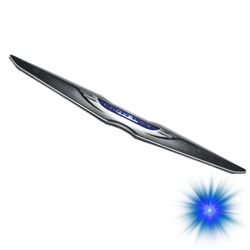Picture of Oracle Lighting 3019-002 Blue Illuminated Led Sleek Wing, Single Intensity